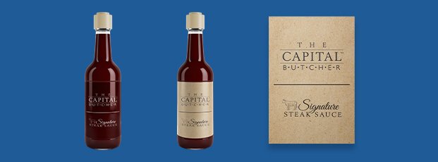 Custom hot sauce labels and barbecue sauce labels on bottles