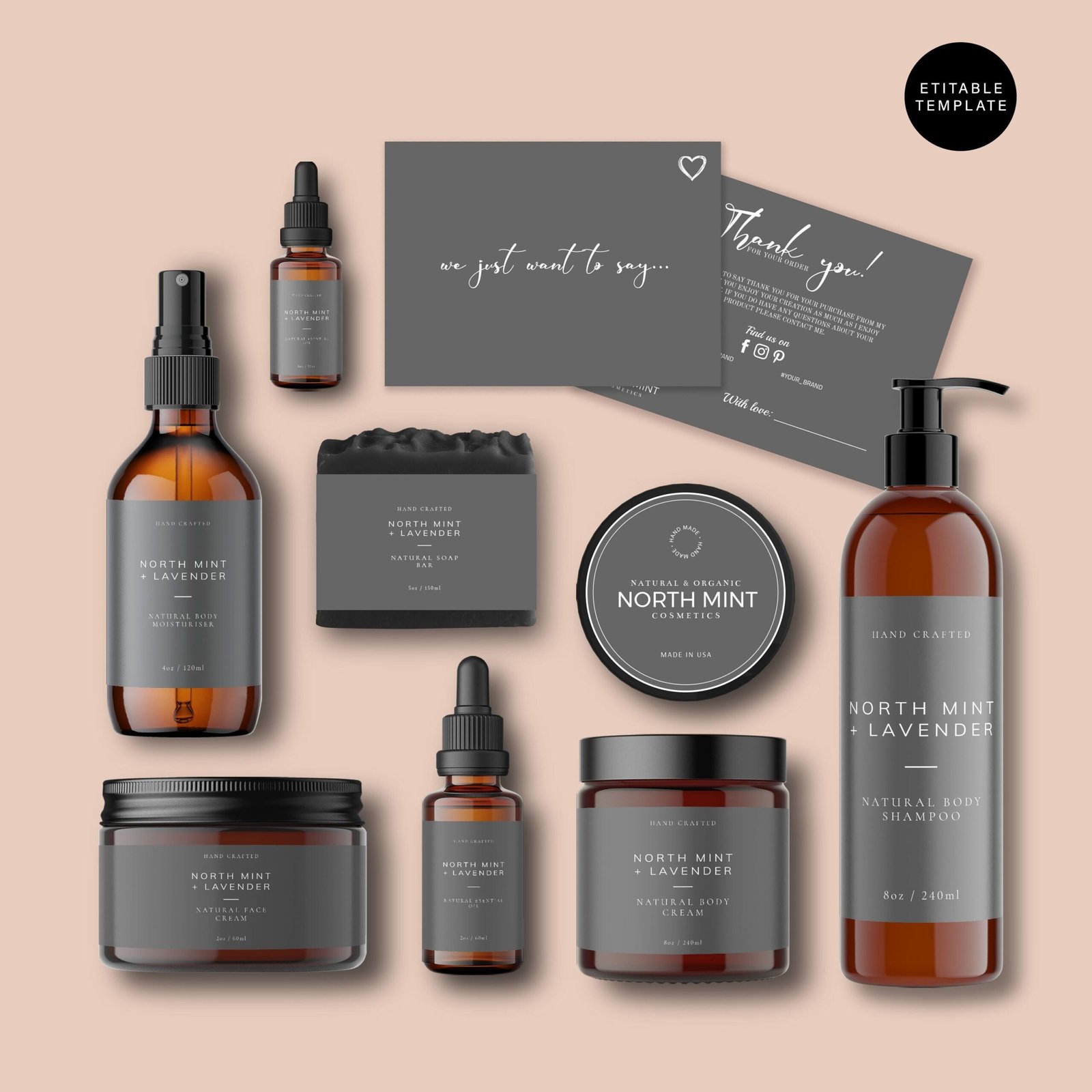 Custom Cosmetic Jar Labels and Skincare Containers