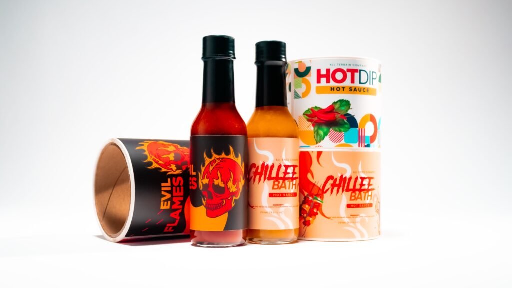Waterproof and oil-resistant hot sauce labels and barbecue sauce labels