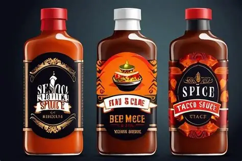 Custom hot sauce bottle labels and personalized hot sauce labels